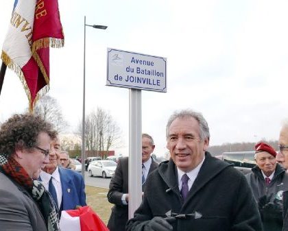 Inauguration Avenue Bataillon de Joinville